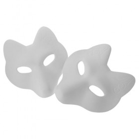 Totority 10 Pièces Masque De Renard Bricolage Masques De Costume De Renard DHalloween Costume DOeil Vénitien Accessoires De
