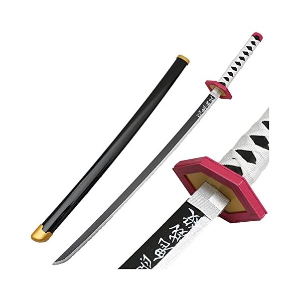 z&dw Wooden Sword Accessoires darmes Katana Anime Ninja Toys en Bois épée Les Amateurs danime cosplays Accessoires/Black / 