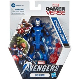 Marvel Hasbro Gamerverse Figurine Iron Man 15,2 cm avec Peau darmure atmosphérique, à partir de 4 Ans