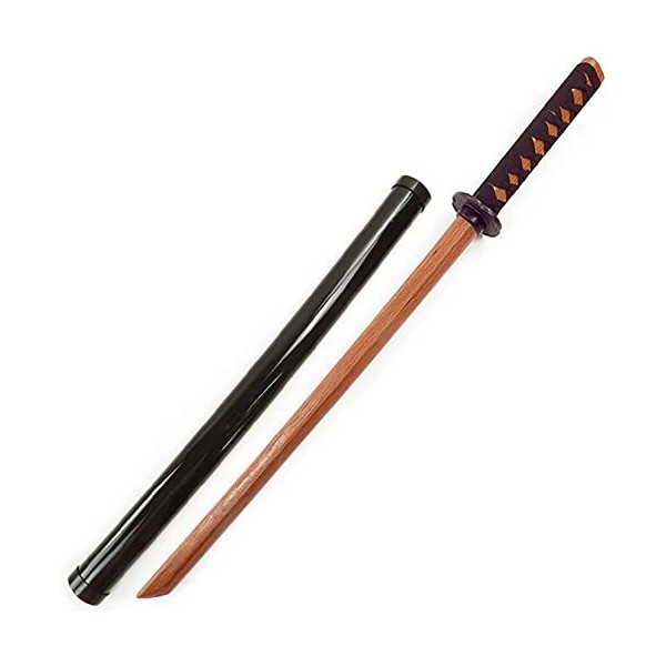 PSKSER Bokken en Bois darts Martiaux délite avec Poignée en Corde,Épées de samouraï,Accessoires dépée en Bois de Bambou,po