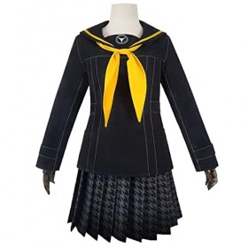 LIVASH Vêtements Féminins Kujikawa Rise Cosplay Tenue École Uniforme JK Robe Halloween Anime Costumes Ensemble Complet Avec A
