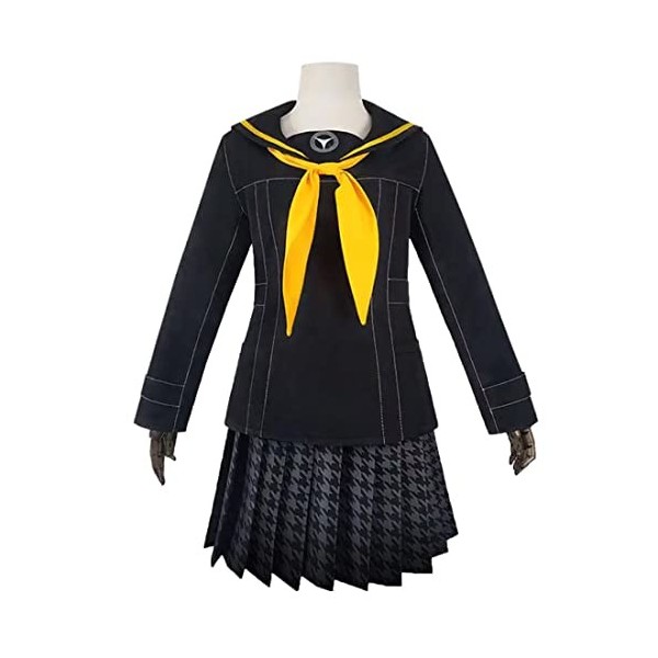 LIVASH Vêtements Féminins Kujikawa Rise Cosplay Tenue École Uniforme JK Robe Halloween Anime Costumes Ensemble Complet Avec A