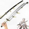 NIANXINN Lame de Tueur de Démons, Épée de Samouraï En Bois, Modèle DArme Katanas, Pour Les Amateurs DAnime, Accessoires de 