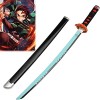 Générique Kamado Tanjirou Épée avec Fourreau 80/104 cm Katana pour Fan de Cosplay Anime Japonais, Accessoires Arme de Cosplay