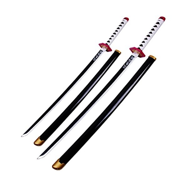 Tomioka Giyuu Épée en Bois Bambou Katana Japonais Anime Épées pour Anime Amant Cosplay Halloween Accessoire Cadeaux Anniversa