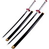 Tomioka Giyuu Épée en Bois Bambou Katana Japonais Anime Épées pour Anime Amant Cosplay Halloween Accessoire Cadeaux Anniversa