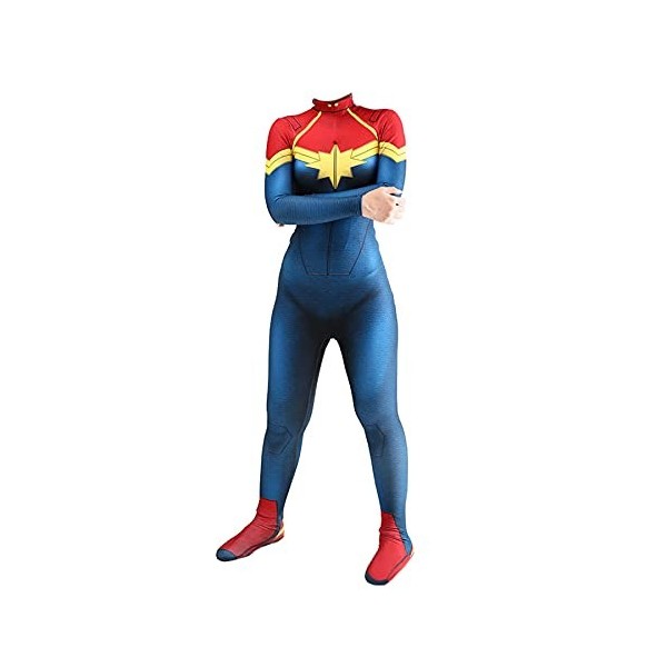 MYYLY Surprendre Capitaine Fille Body Super-héros Cosplay Combinaison Jouets Jeux Zentai Halloween Carnaval Fête Noël Costume