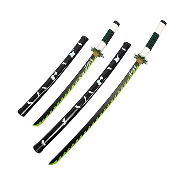 Générique Katana Épée de samouraï pour Anime Cosplay Halloween Robe Fête Cadeaux Anniversaire Jouets à Une Main Épées Accesso