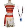Inception Pro Infinite Costume complet - Comprend le collier Vaiana Moana - Fille - Carnaval - Halloween - Déguisement - Cosp