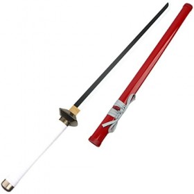 IVDNSLU Anime Samurai Sword, Naruto Ningzhiha Sasuke Sasuke Sword Faisant, épée en Bois Anime pour Les Accessoires De Jeu De 