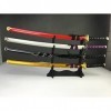 CABINE Slayer Cosplay Katanas Toy, 100 Cm Accessoires DArmes À Épée En Bois, Formation DÉpée Kendo, Accessoires de Rôle, Ar