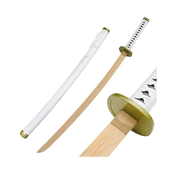 LLYLAY Katana Sword,Épée Demon Slayer en Bois,Katana pour Accessoires de Cosplay Jouets Anime samouraï,Anime Lovers,Accessoir