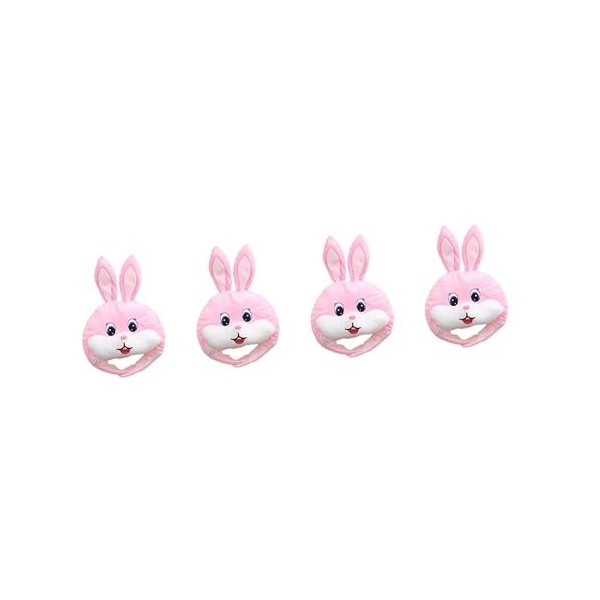 ERINGOGO 4 Pièces Tête De Lapin Brodée Vêtements Pour Enfants Tenues De Jeu De Rôle Chapeaux Hauts Pour Enfants Costume De La