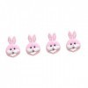 ERINGOGO 4 Pièces Tête De Lapin Brodée Vêtements Pour Enfants Tenues De Jeu De Rôle Chapeaux Hauts Pour Enfants Costume De La