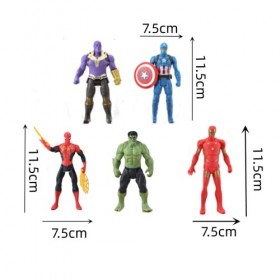 IWYKT Action Homme Gâteau Décoration Anime Héros Personnage Jouet Articulation Mobile pour Les Enfants Garçon Fille Cadeau d