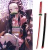 WXJP Katana Japonais en Bambou Arme Épée De Samouraï Accessoires Jouet Cosplay Demon Slayer Kamado Nezuko, Tsuyuri Kanao, 104