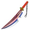 WXJP 80 Cm Épée Cosplay Demon Slayer Lame Katana Uzui Tengen Machette Jouet pour Enfants Épée De Samouraï ModèLe DArme Acces