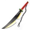 WXJP 80 Cm Épée Cosplay Demon Slayer Lame Katana Uzui Tengen Machette Jouet pour Enfants Épée De Samouraï ModèLe DArme Acces