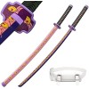 Katana Demon Slayer Katana En Bois,Sabre Japonais Avec Fourreau Armes Et Collection Daccessoires De Lame De Bambou Danime J