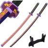 Katana Demon Slayer Katana En Bois,Sabre Japonais Avec Fourreau Armes Et Collection Daccessoires De Lame De Bambou Danime J