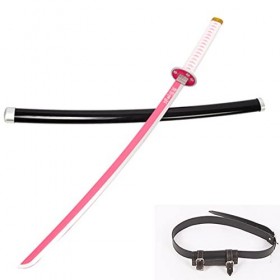 ZJIEX Épée Demon Slayer Blade Épée dAnime 103cm Prop Modèle Darme Katana Accessoires dhalloween Épée Tsuyuri Kanao Cosplay