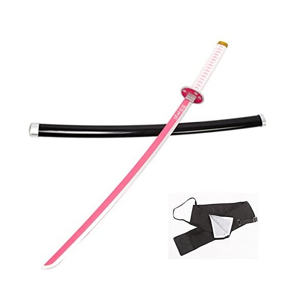 ZJIEX Épée Demon Slayer Blade Épée dAnime 103cm Prop Modèle Darme Katana Accessoires dhalloween Épée Tsuyuri Kanao Cosplay