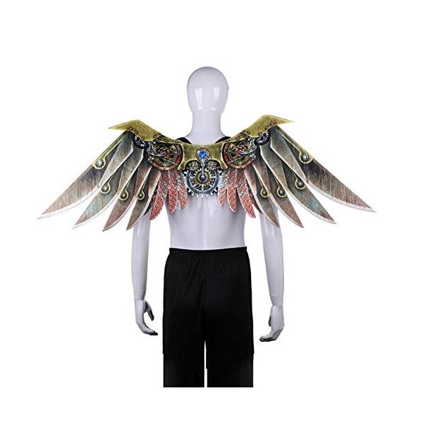 LDGHL Ailes Enfant Halloween Garçon Cosplay Type daigle Punk Mécanique Modélisation Accessoires Décoratifs A-Adult