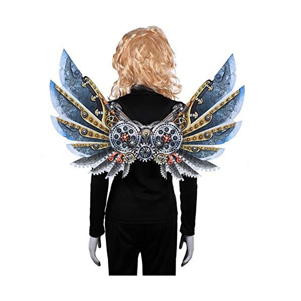 LDGHL Ailes Enfant Halloween Garçon Cosplay Type daigle Punk Mécanique Modélisation Accessoires Décoratifs A-Adult