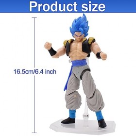 OBLRXM Goku Figurine, Goku Figurine, 16.5cm Vegeta Figurine Modèle Anime Collection Figurine Décorations Figurine Décoration 