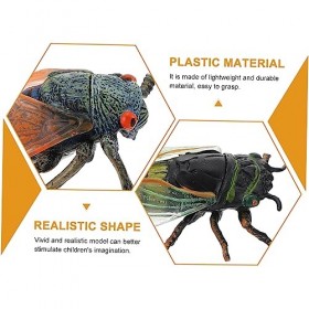 ibasenice Action Figure 2 Pièces Jouets Sauvages Kidcraft Playset Numéro Jouets Animaux pour Enfants Figurines danimaux Figu