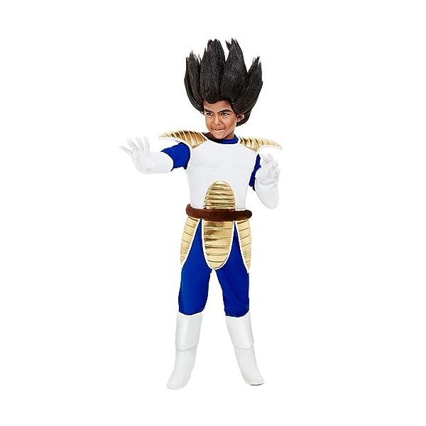 Funidelia | Déguisement Vegeta Dragon Ball pour garçon Manga, Saiyan, Dessins Animés - Déguisement pour enfant et accessoires