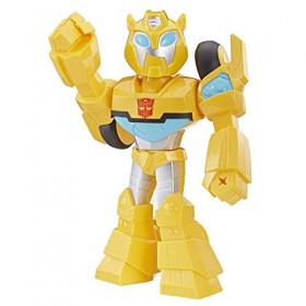 Transformers Playskool Heroes Rescue Bots Academy Mega Mighties Bumblebee Figurine Robot à Collectionner 25,4 cm, Jouets pour