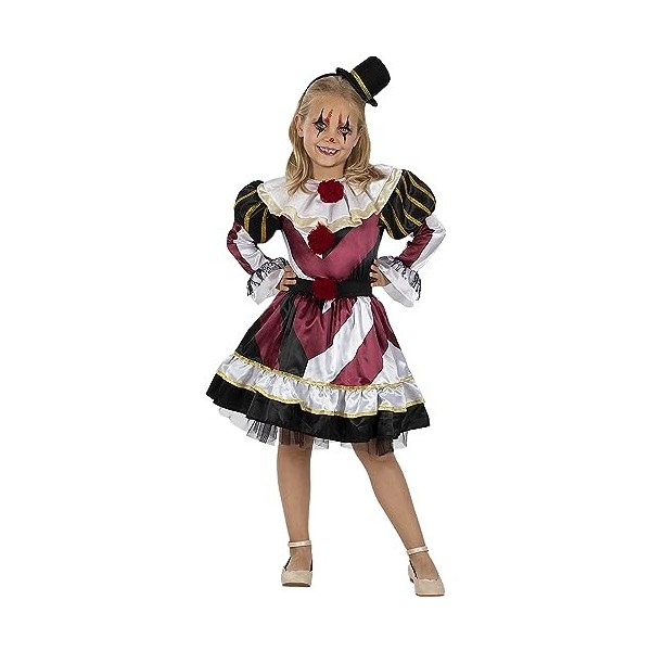 Funidelia | Déguisement clown tueur Premium para pour fille Clown, Killer Clown, Halloween, Horreur - Déguisement pour enfant