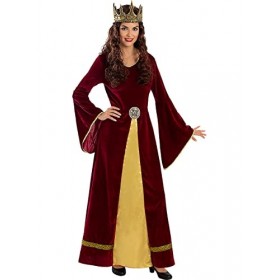 Funidelia | Déguisement Lady Guenièvre pour femme Médiévaux, Moyen Age, Princesses, Reine - Déguisement pour Adultes et acces