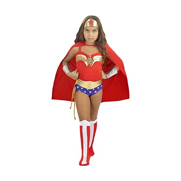 Funidelia | Déguisement Wonder Woman classique pour fille Super héros, DC Comics - Déguisement pour Enfant, accessoires pour 