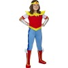 Funidelia | Déguisement Wonder Woman pour fille Super héros, DC Comics - Déguisement pour Enfant, accessoires pour Halloween,