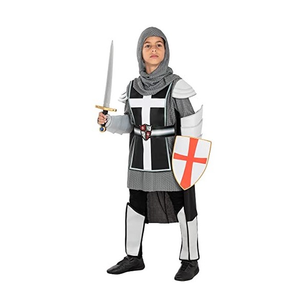 Funidelia | Déguisement chevalier médiéval Deluxe pour garçon Médiévaux, Moyen Age - Déguisement pour enfant et accessoires p