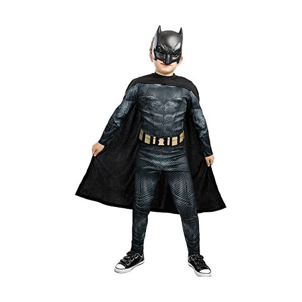 Funidelia | Déguisement Batman - Justice League 100% OFFICIELLE pour garçon taille 10-12 ans The Dark Knight : Le Chevalier n