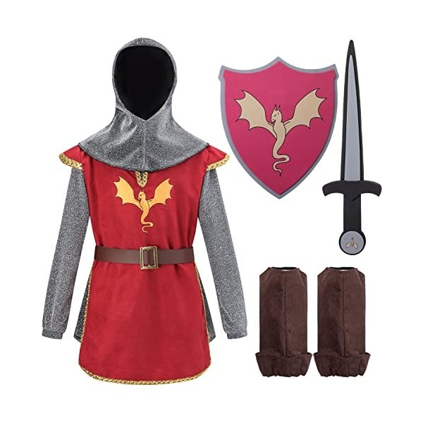 corimori - Costume de Robin des bois avec arc et flèche pour enfants | Pour garçons et filles