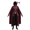 Wanda Maximoff Costume de sorcière écarlate Cosplay Wanda Vision Cape Top Coiffe Accessoire Tenue Halloween Tenue pour adulte