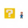 The Super Mario Bros. Movie Crapaud avec bloc de questions 3,25 cm Mini figurine