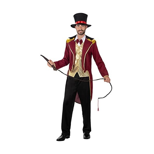 Funidelia | Déguisement clown pour homme Clown, Cirque - Déguisement pour Adultes et accessoires pour Halloween, carnaval et fêtes - Taille S - M - Rouge