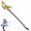 WANHUI Cadeau danniversaire Epee De Samourai 102CM/40INCH Modèle de Arme Jeu Genshin Impact Accessoires de Cosplay Déguiseme