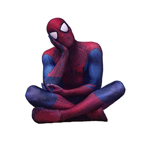 MODRYER Adulte Enfant Spiderman Costume Cosplay Amazing Spiderman Film Fans Habillement Halloween Costume Costume Jumpsuit Ly