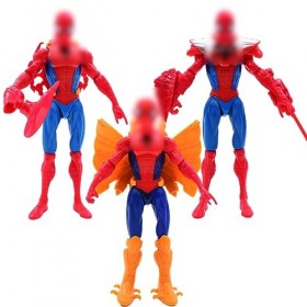 Tomicy Figurine 3pcs Hero Series Jouet Figurine à Collectionner de 15 cm avec lumière Jouet de Collection pour Cadeau danniv