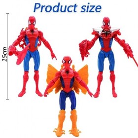 Tomicy Figurine 3pcs Hero Series Jouet Figurine à Collectionner de 15 cm avec lumière Jouet de Collection pour Cadeau danniv