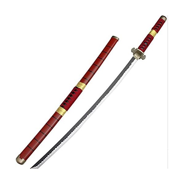 CABINE Slayer En Bois Cosplay Samurai Sword, Halloween Accessoires Pour Le Jeu de Rôle de Diable Tueur 104Cm Katana Sword/Tan