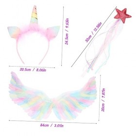 Holibanna 4 Ensembles De Tenues De Berger Pour Adolescentes Robes À Ailes De Fée Accessoire De Cheveux Pour Costumes De Fille