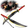 Katana Accessoires dhalloween 80 Cm Épée De Samouraï Faite À La Main Accessoires De Cosplay Danime pour Les Fans De Noël Ou