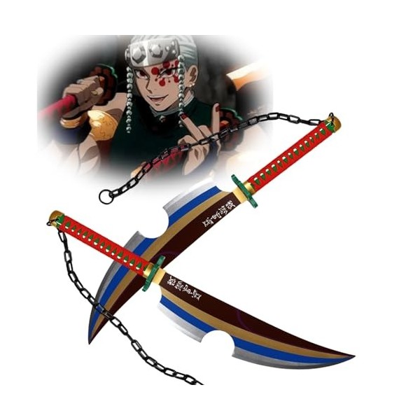 Katana Accessoires dhalloween 80 Cm Épée De Samouraï Faite À La Main Accessoires De Cosplay Danime pour Les Fans De Noël Ou